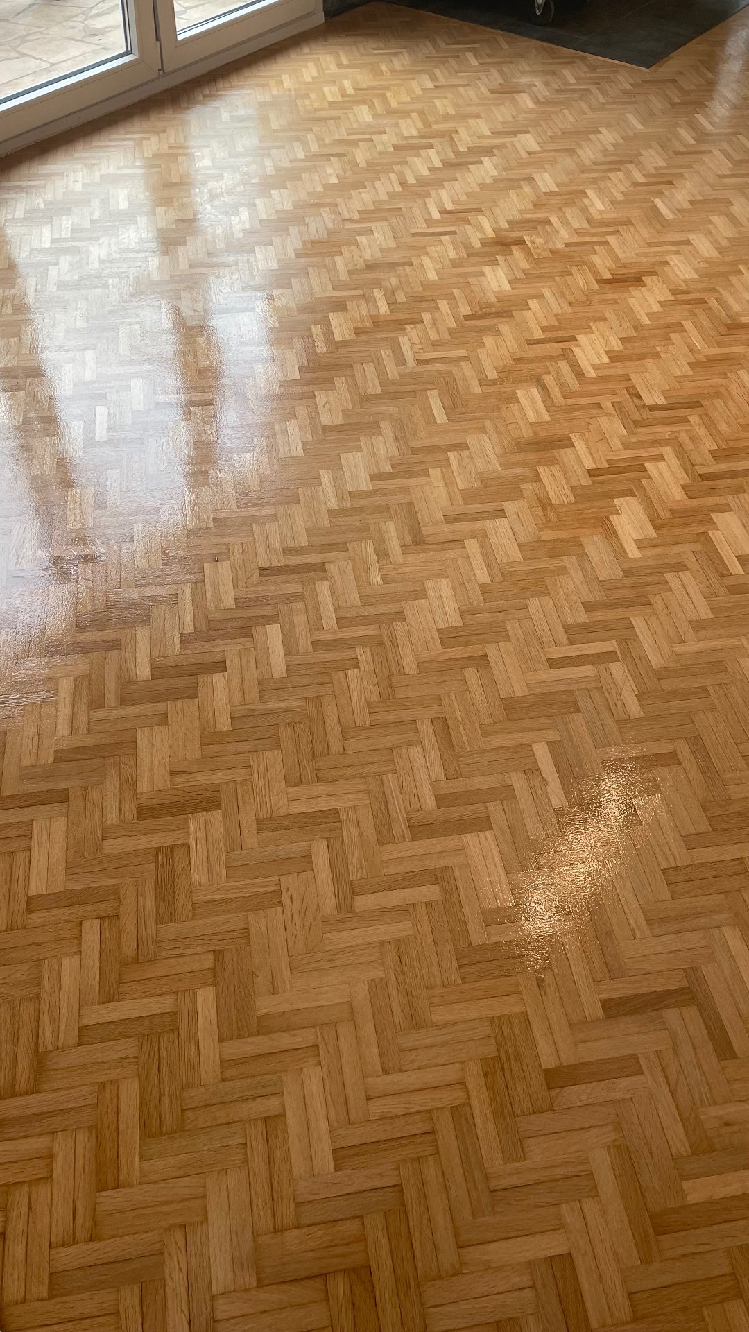 Parquet mosaïque vitrifié